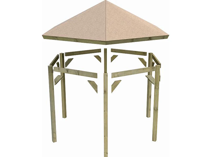 Karibu 6-Eck Pavillon Eco Lissabon - Image 6