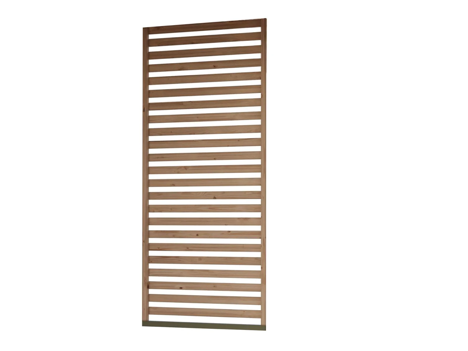 Karibu Cubeco Pavillon halb Lamellenwand natur - Image 2