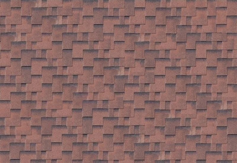 Karibu Dachschindeln Asymetrisch rot geflammt 20 Pakete - Image 2