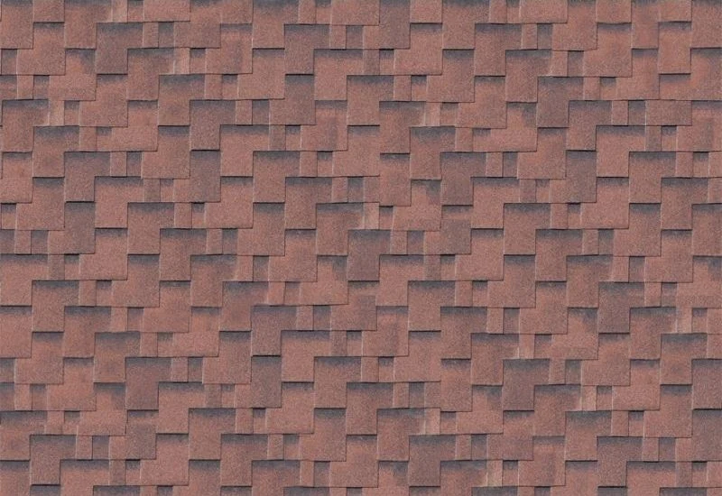 Karibu Dachschindeln Asymetrisch rot geflammt 4 Pakete - Image 2