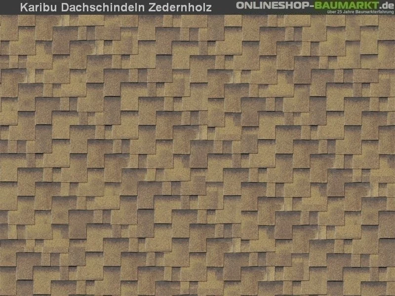 Karibu Dachschindeln Asymetrisch Zedernholz 10 Pakete - Image 5
