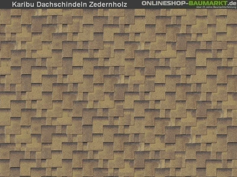 Karibu Dachschindeln Asymetrisch Zedernholz 12 Pakete - Image 5