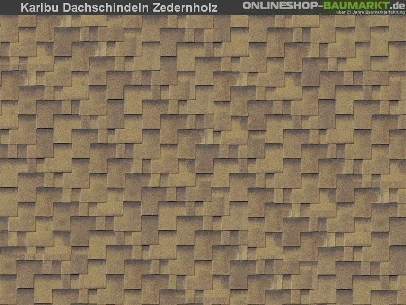 Karibu Dachschindeln Asymetrisch Zedernholz 14 Pakete - Image 5