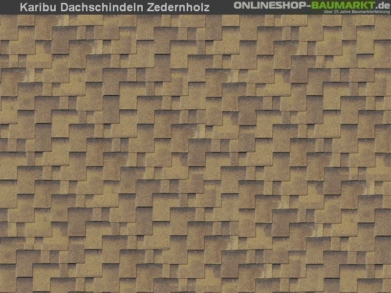 Karibu Dachschindeln Asymetrisch Zedernholz 4 Pakete - Image 5