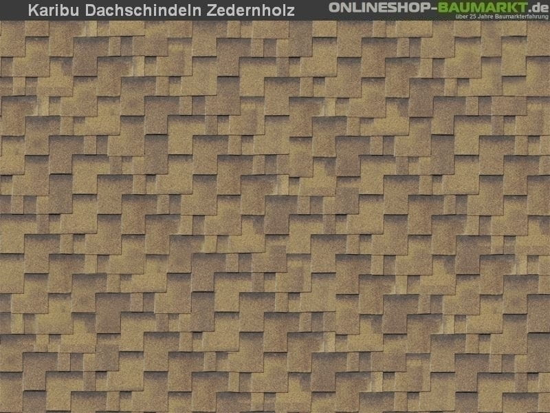 Karibu Dachschindeln Asymetrisch Zedernholz 8 Pakete - Image 5