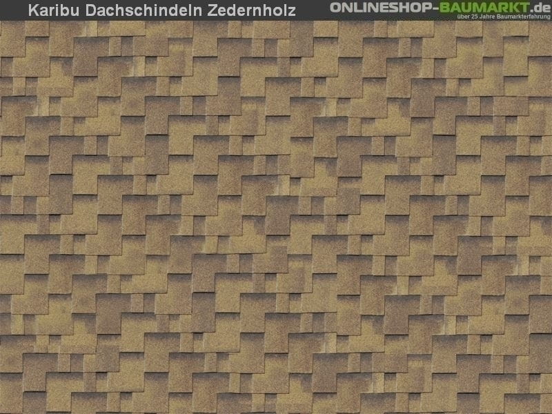 Karibu Dachschindeln Asymetrisch Zedernholz 9 Pakete - Image 5