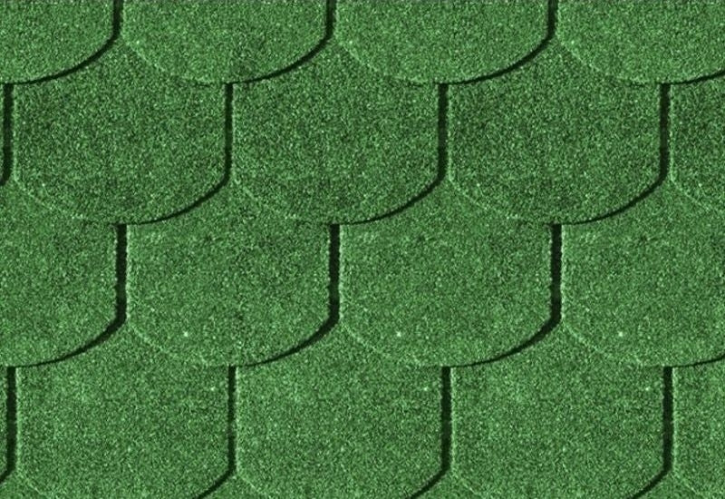 Karibu Dachschindeln Biberschwanz grün 21 Pakete - Image 2