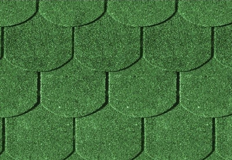 Karibu Dachschindeln Biberschwanz grün 27 Pakete - Image 2