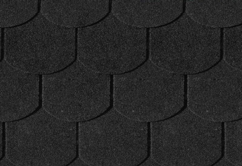 Karibu Dachschindeln Biberschwanz schwarz 8  Pakete - Image 2