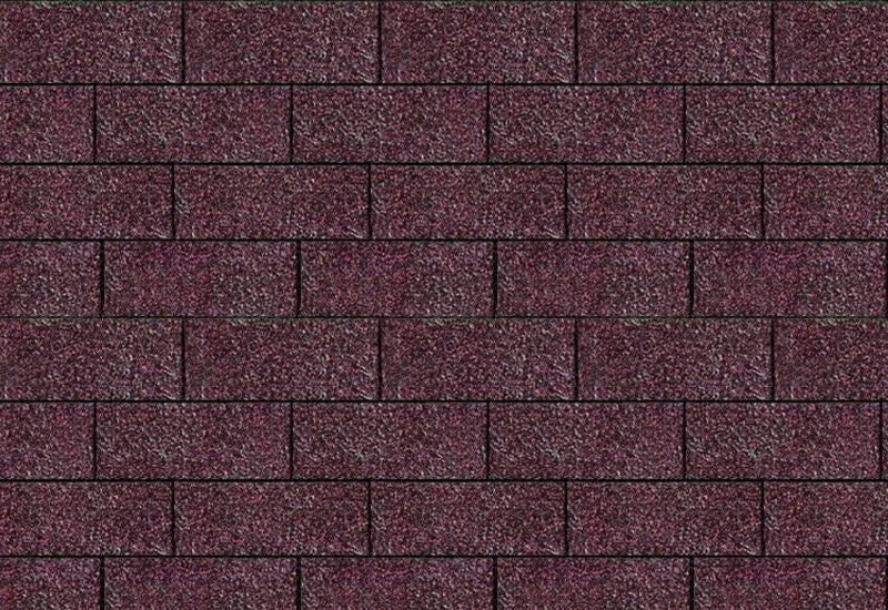 Karibu Dachschindeln Rechteck dunkelrot 5 Pakete - Image 2