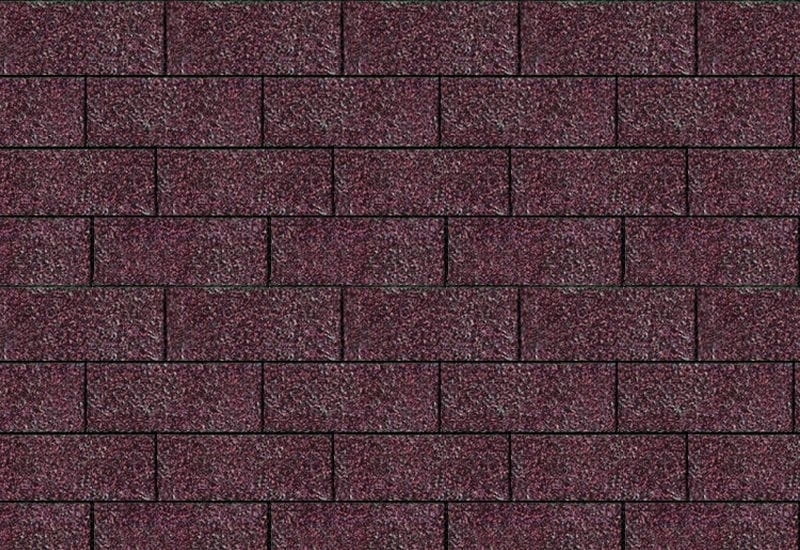 Karibu Dachschindeln Rechteck dunkelrot 8 Pakete - Image 2