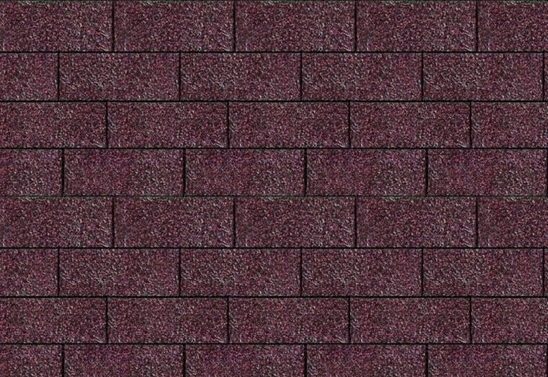 Karibu Dachschindeln Rechteck dunkelrot 8 Pakete - Image 2