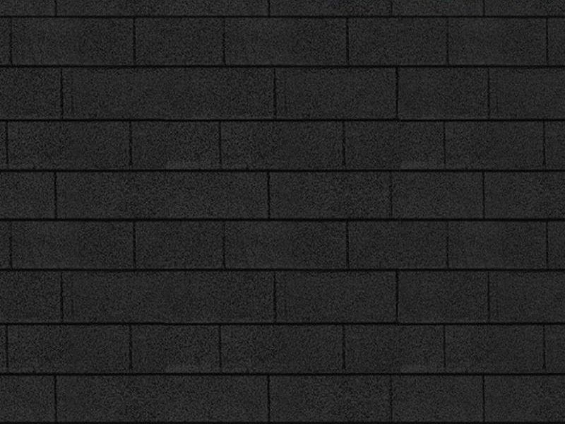 Karibu Dachschindeln Rechteck schwarz 1 Paket