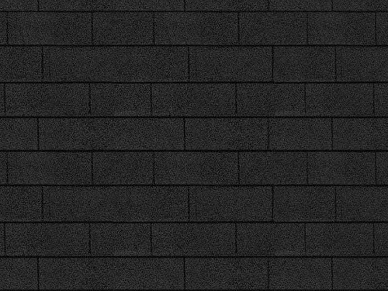 Karibu Dachschindeln Rechteck schwarz 15 Pakete