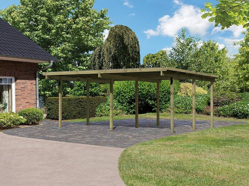 Karibu Doppelcarport ECO 1 Variante A kdi - Image 5