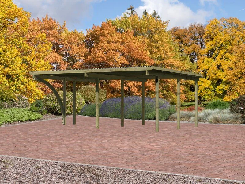 Karibu Doppelcarport ECO 1 Variante B kdi - Image 2