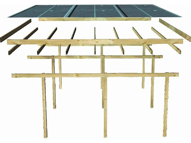 Karibu Doppelcarport ECO 2 Variante A kdi - Image 5