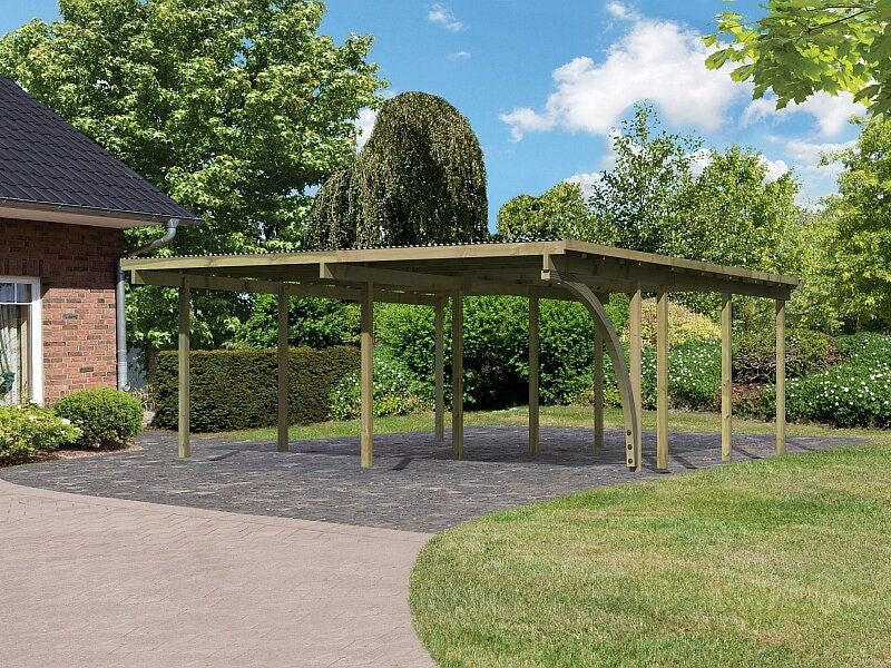 Karibu Doppelcarport ECO 2 Variante B kdi - Image 3
