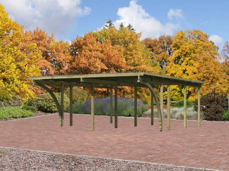 Karibu Doppelcarport ECO 2 Variante C kdi - Image 2