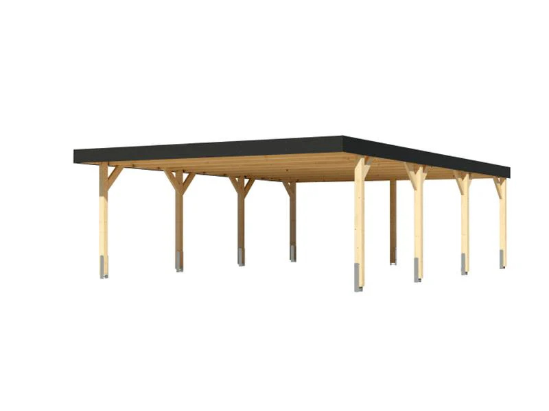 Karibu Doppelcarport Leimholz 2 - Image 5