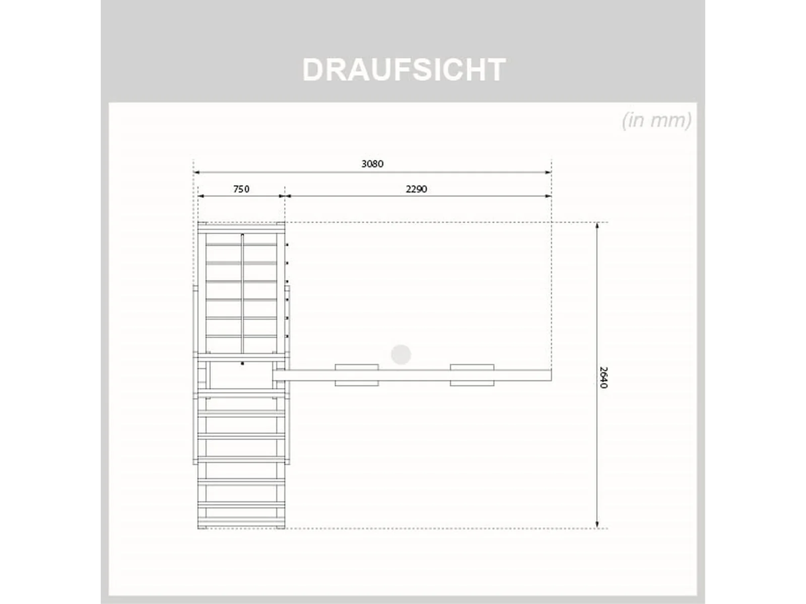 Karibu Doppelschaukelanbau inkl. Klettergerüst - Image 3