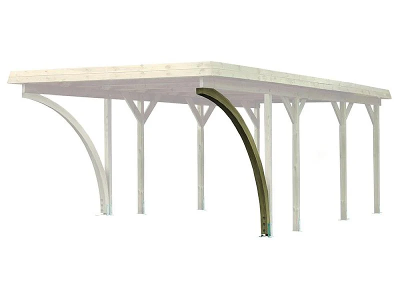 Karibu Einfahrtsbogen aus Leimholz kdi für Carport - Image 2