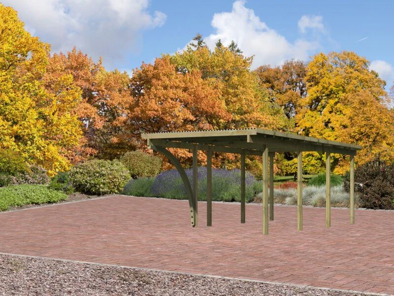 Karibu Einzelcarport ECO 2 Variante B kdi - Image 2