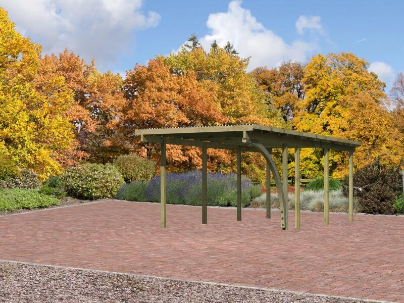 Karibu Einzelcarport ECO 2 Variante C kdi - Image 2