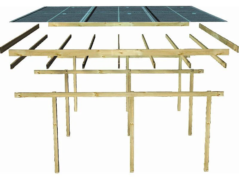 Karibu Einzelcarport ECO 2 Variante C kdi - Image 4