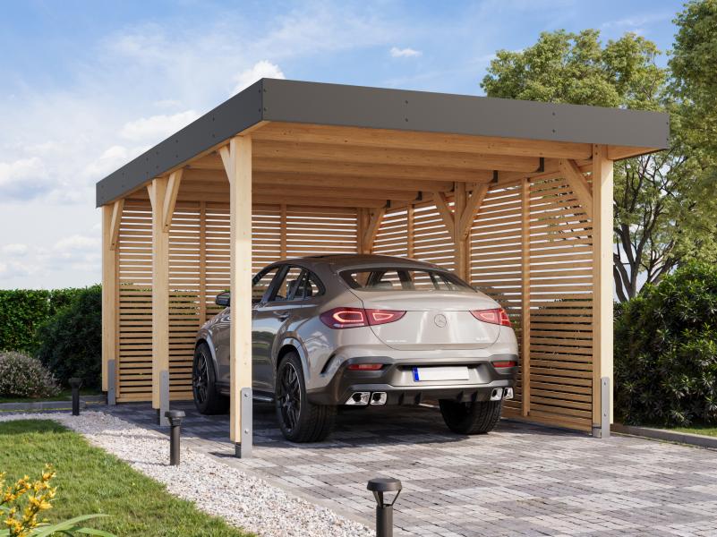 Karibu Einzelcarport Leimholz 1 - Image 4