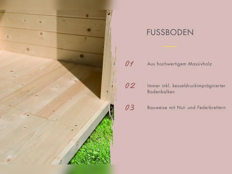 Karibu Fasssauna 1, 38 mm-  inkl. 9 kW Ofen externe Steuerung - Image 8