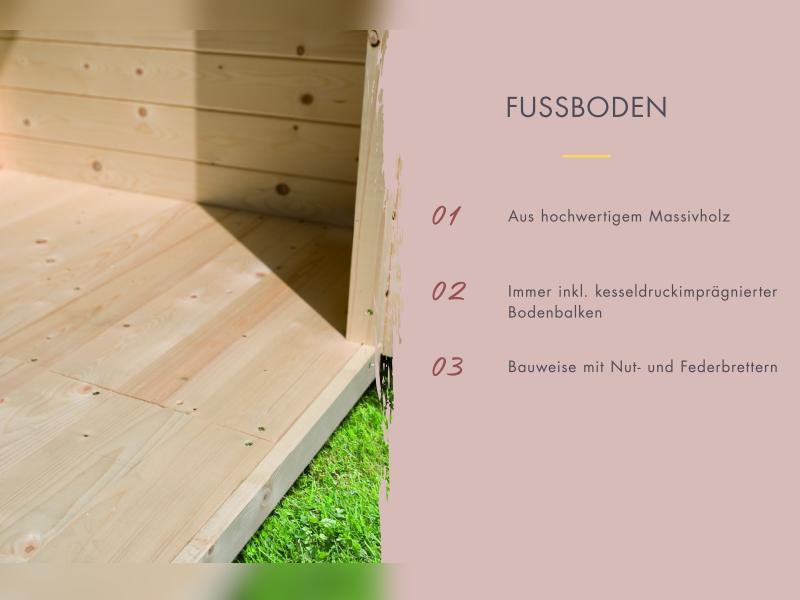 Karibu Fasssauna Quadro 1, inkl. 9 kW Ofen integr. Steuerung - 38 mm - Image 7