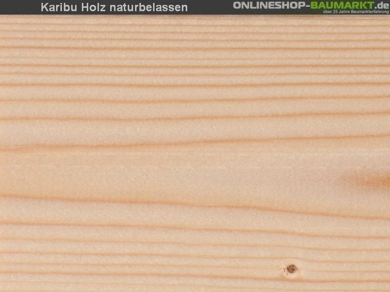 Karibu Fenster natur für 40 mm Sauna Klarglas Iso-Glas - Image 3