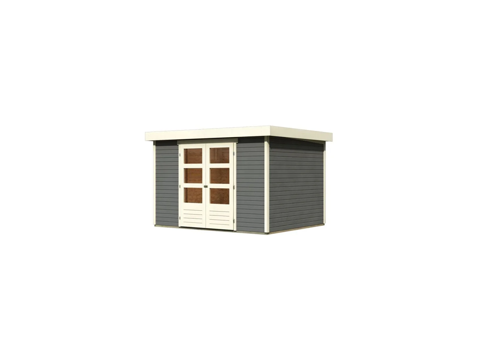 Karibu Gartenhaus Askola 5 terragrau 19 mm - Image 5
