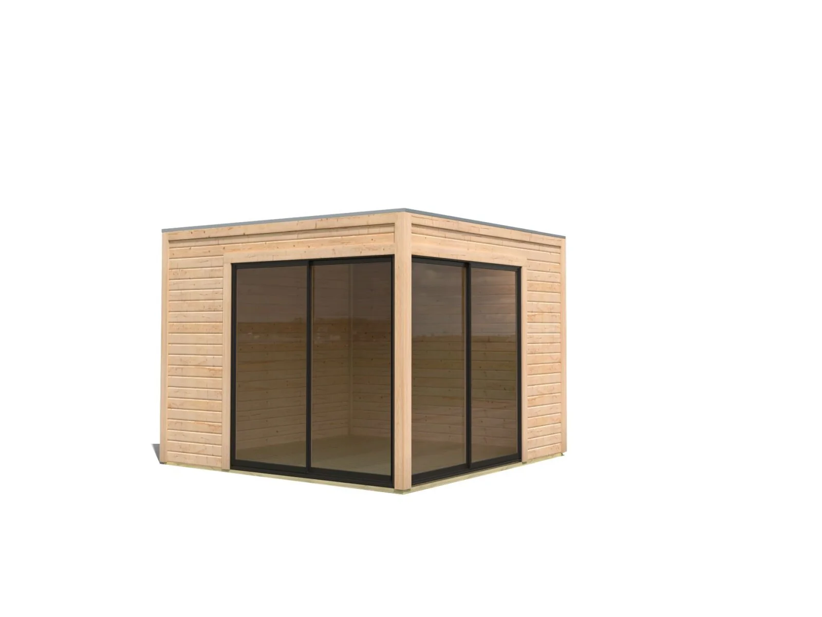Karibu Studio Dice 3 natur, 38 mm, inkl. Fußboden und 2 Schiebetüren - Image 5