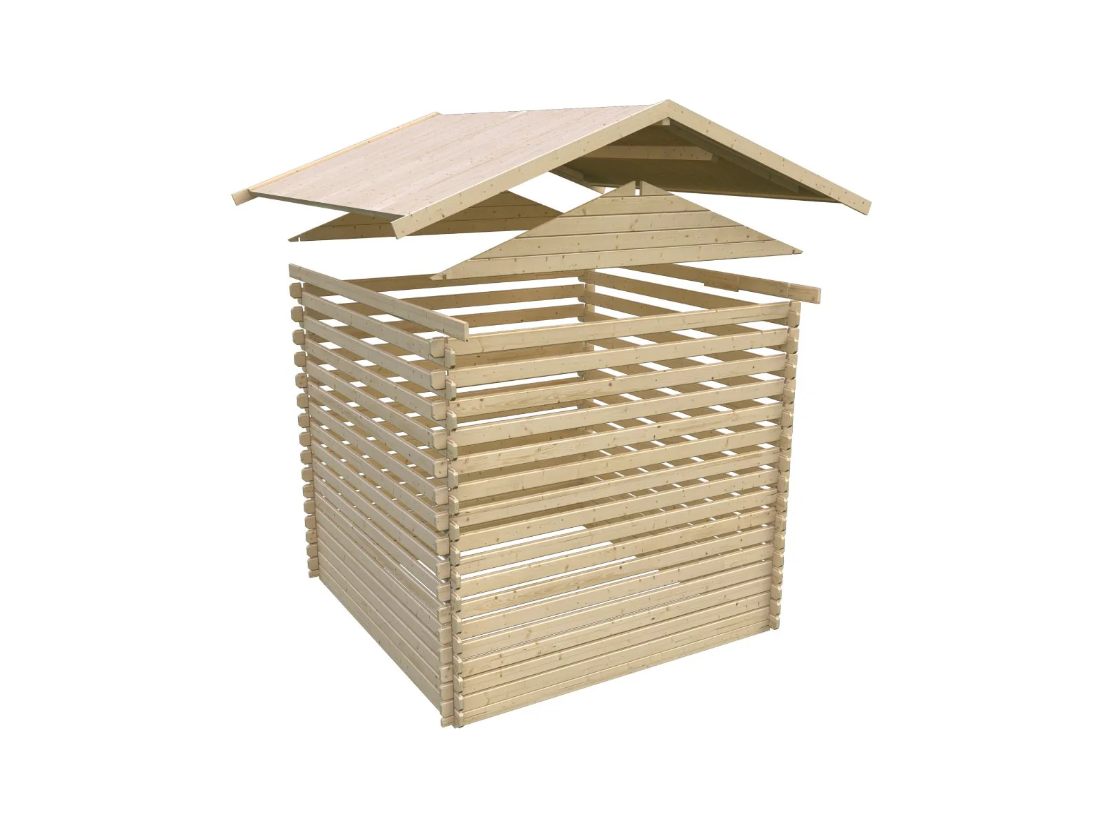 Karibu Gartenhaus Lagor 1 38 mm 2-Raum-Haus - Image 13