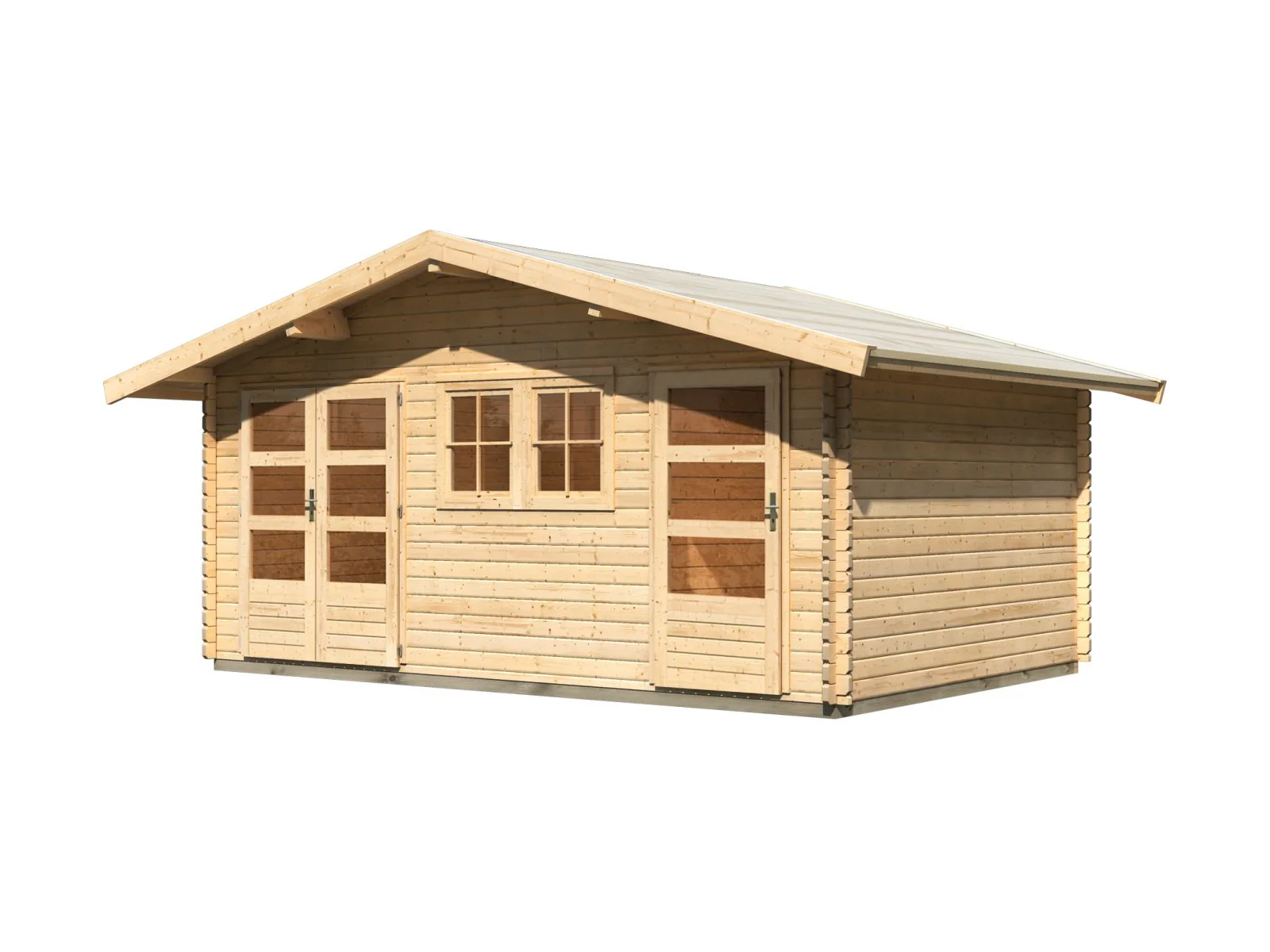 Karibu Gartenhaus Lagor 2 38 mm 2-Raum-Haus - Image 5