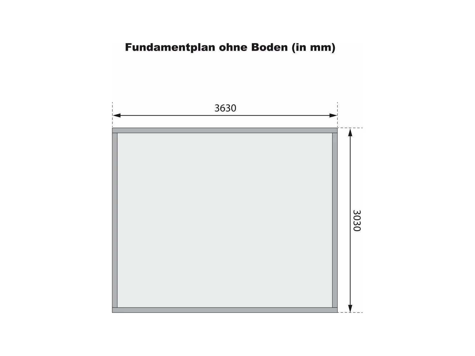 Karibu Gartenhaus Radeburg 2 terragrau mit Anbaudach 3,3 m und Rückwand - Image 4
