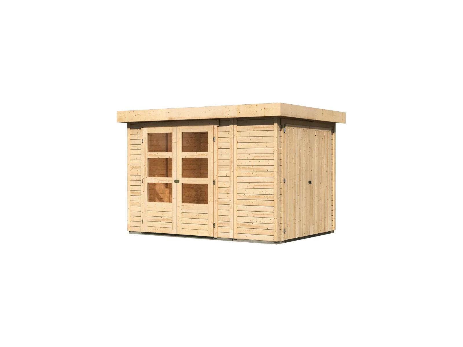 Karibu Gartenhaus Retola 2 inkl. Anbauschrank - Image 5