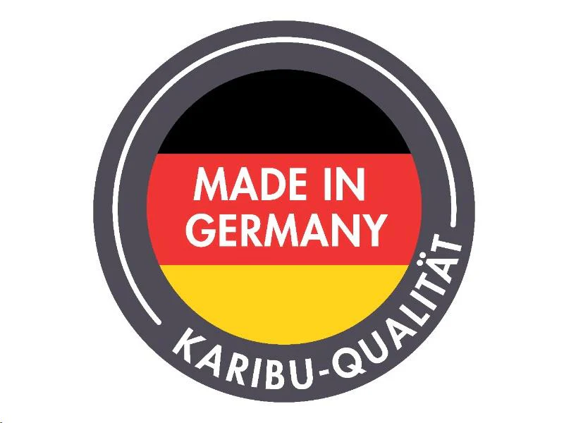Karibu Gartenhaus Talkau 3 in terragrau 28 mm - Image 11