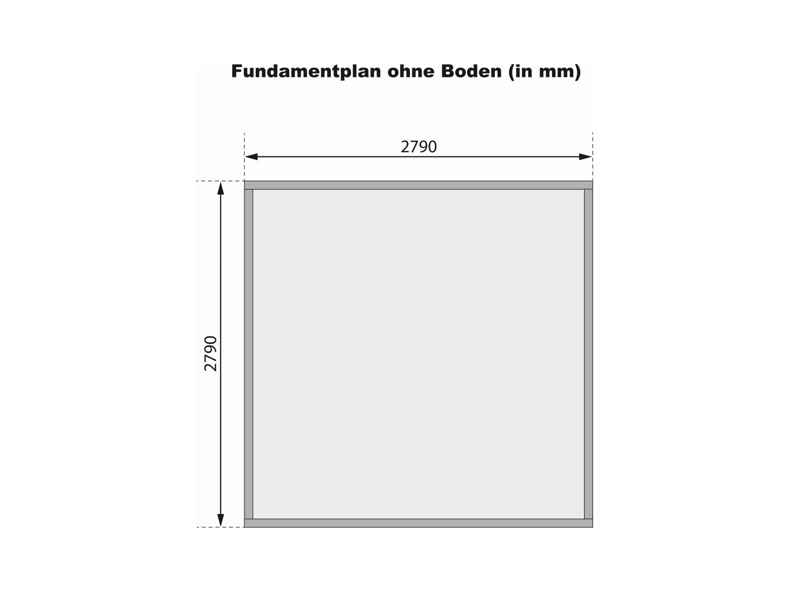 Karibu Gartenhaus Trittau 3 natur mit Anbaudach 3,3 m inkl. Rückwand - Image 3