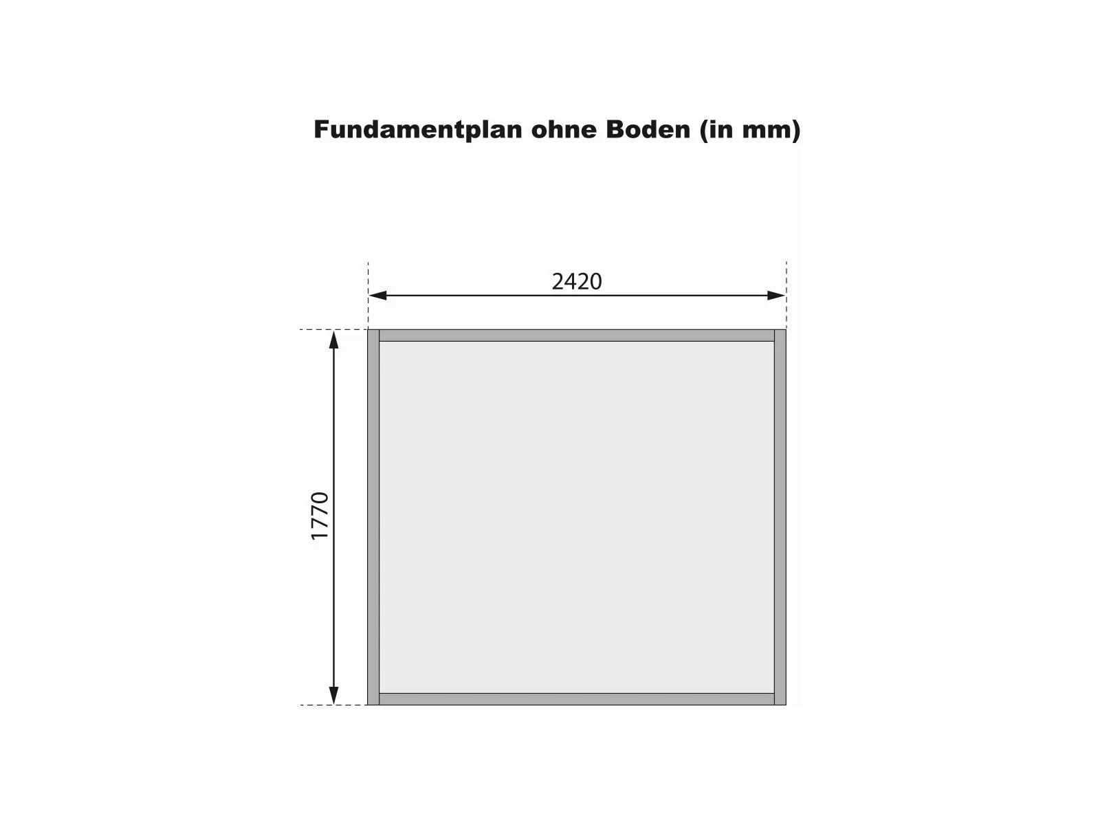 Karibu Gerätehaus Dalin 1 natur 14 mm - Image 4