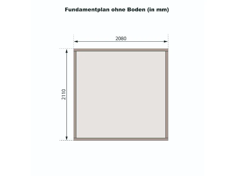 Karibu Gerätehaus Merseburg 5, vorvergraut, 14 mm - Image 4