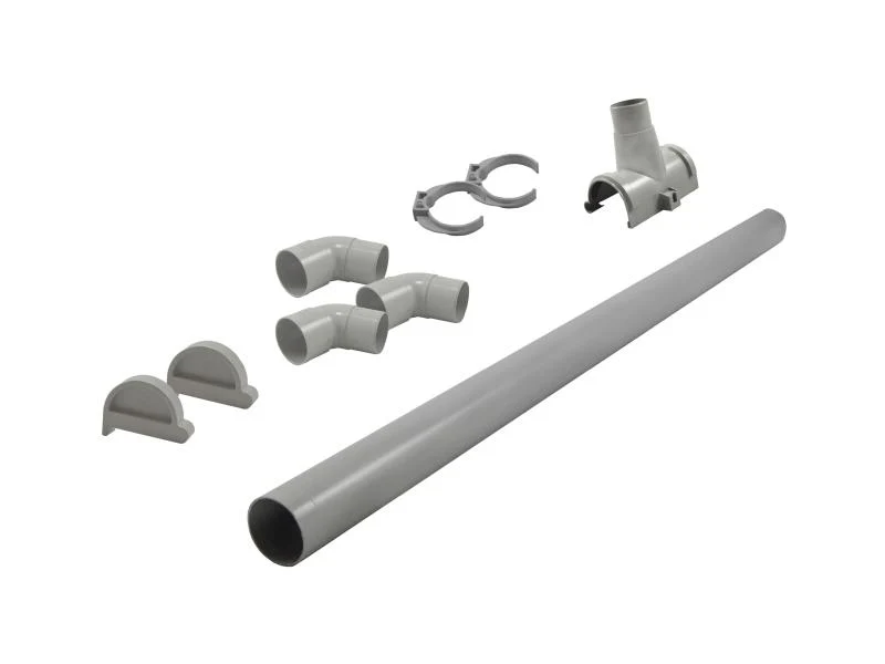 Karibu graue PVC-Dachrinne für Flachdach bis 265 cm Set J - Image 2