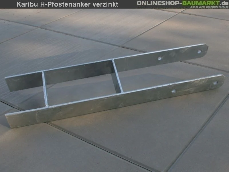 Karibu H-Pfostenanker 12 x 12 x 80 cm 11 St.
