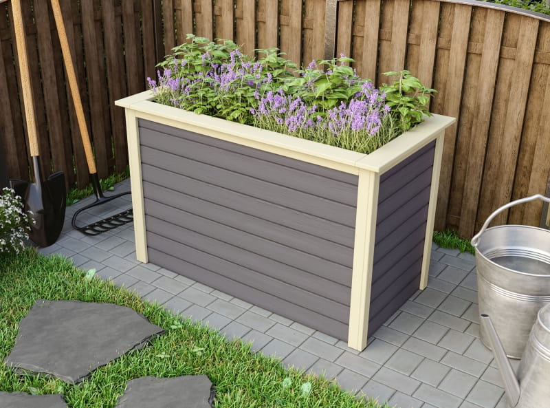 Karibu Hochbeet 1 terragrau 19 mm - Image 4