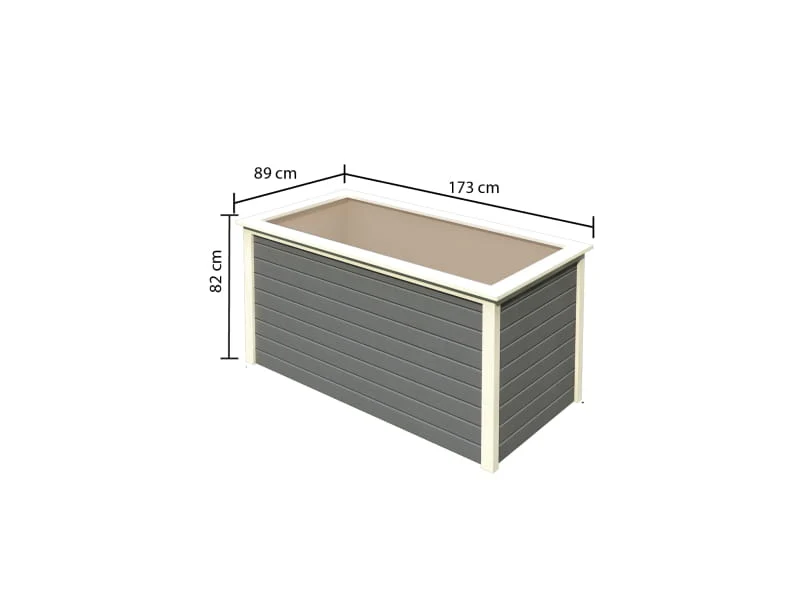Karibu Hochbeet 2 terragrau 19 mm - Image 3