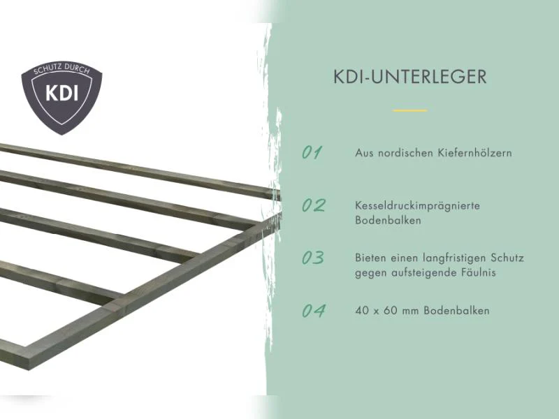 Karibu Hybrid Gartenhaus Jupiter 2 B terragrau/anthrazit - Image 9