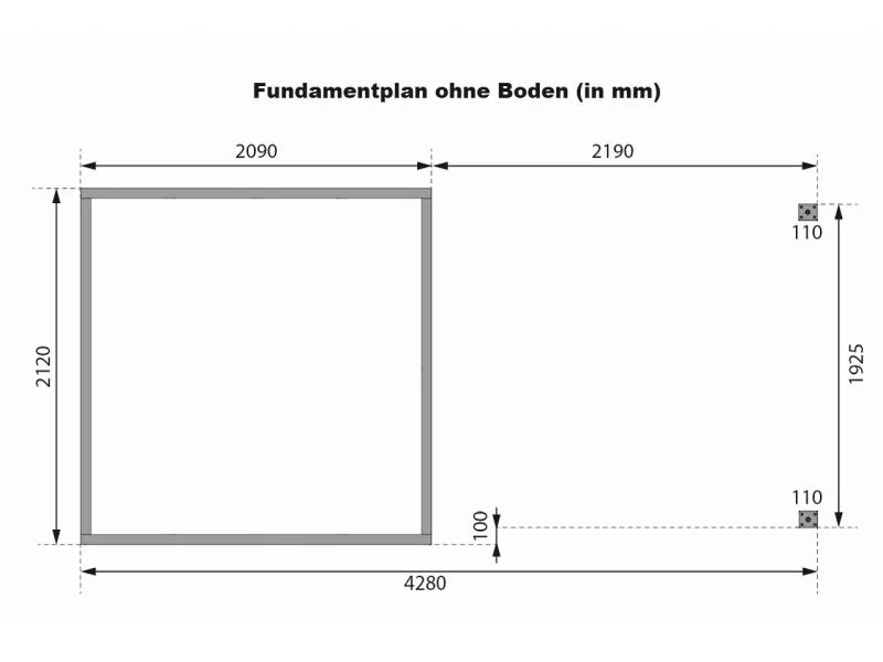 Karibu Hybrid Gartenhaus Jupiter 2 B terragrau/graualuminium, inkl. 2,40 m Anbaudach - Image 5