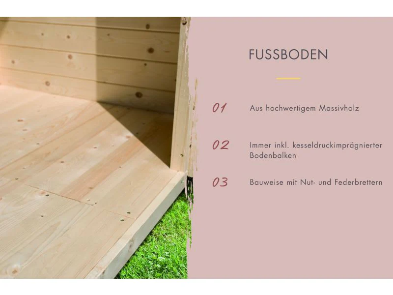Karibu Hybrid Saunahaus Ares 2, naturbelassen/graualuminium -ohne Ofen- - Image 7
